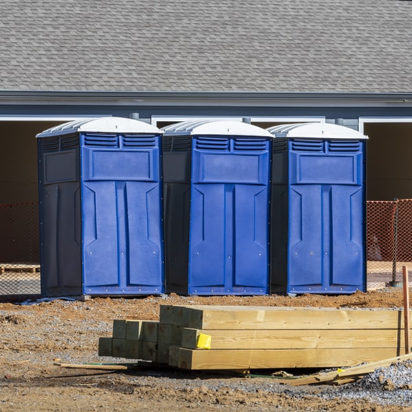 are there any restrictions on what items can be disposed of in the porta potties in Moscow OH